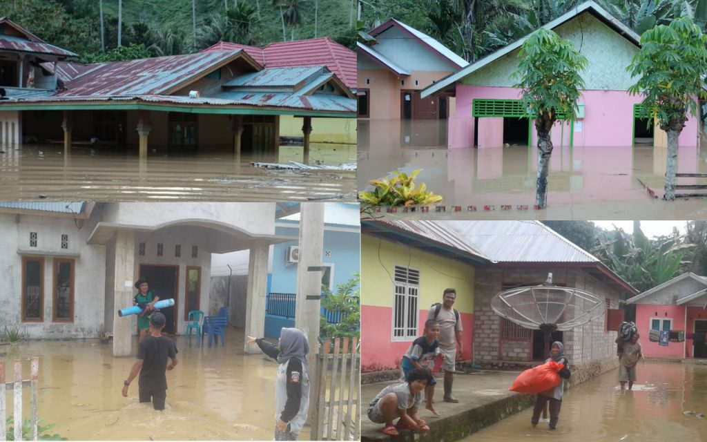 Sungai Paguyaman Meluap, Ratusan Rumah di Kabupaten Gorontalo Diterjang Banjir