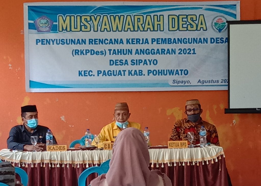 Pemdes Sipayo Gelar Rapat Penyusunan RKPDes Anggaran 2021