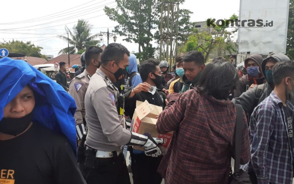 Polda Gorontalo Kerahkan 1.450 Personel Amankan Aksi Tolak UU Cipta Kerja