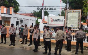 Breaking News : Jelang Pengumuman Hasil Pleno, Kantor Bawaslu Dijaga Ketat Polisi