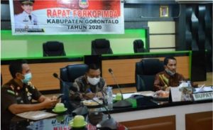Bupati Gorontalo Gelar Rapat Bersama Forkopimda