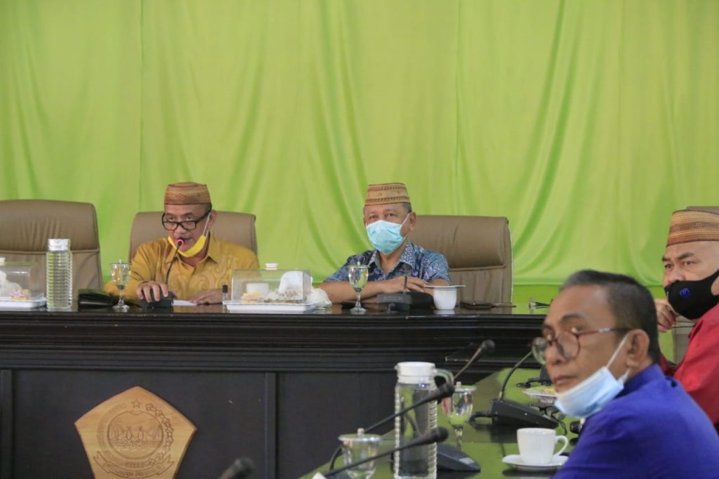 Bupati Syarif Vicon Bersama Gubernur Gorontalo