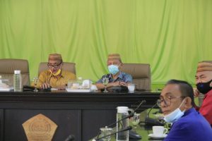 Bupati Syarif Vicon Bersama Gubernur Gorontalo