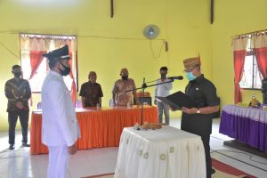 Wabub Amin Resmi Lantik Penjabat Kades Botubilotahu