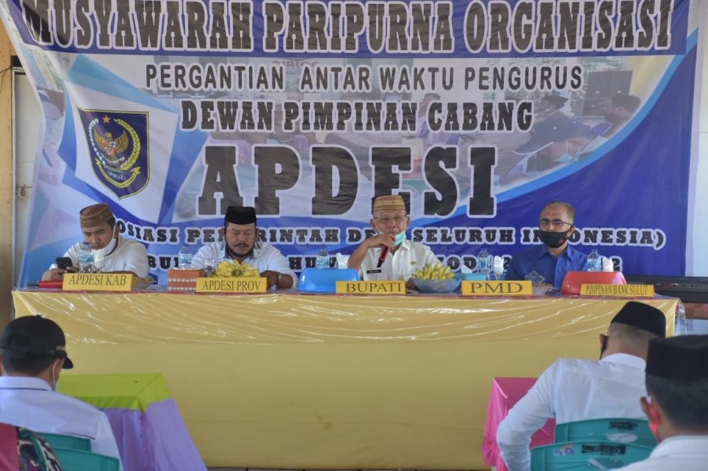 Hadiri Musyawarah APDESI,  Wabub Amin Sampaikan Ini