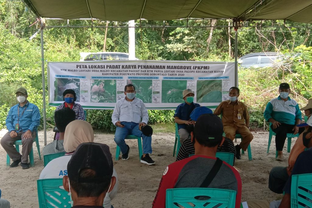 Tinjau Penanaman Mangrove di Pohuwato, Ini Yang Disampaikan Staf Ahli Mentri LHK