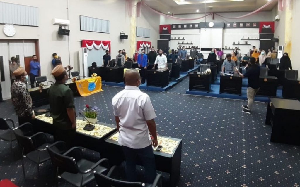 Tolak Omnibus Law, DPRD Kabupaten Gorontalo Gelar RDP Bersama PMII