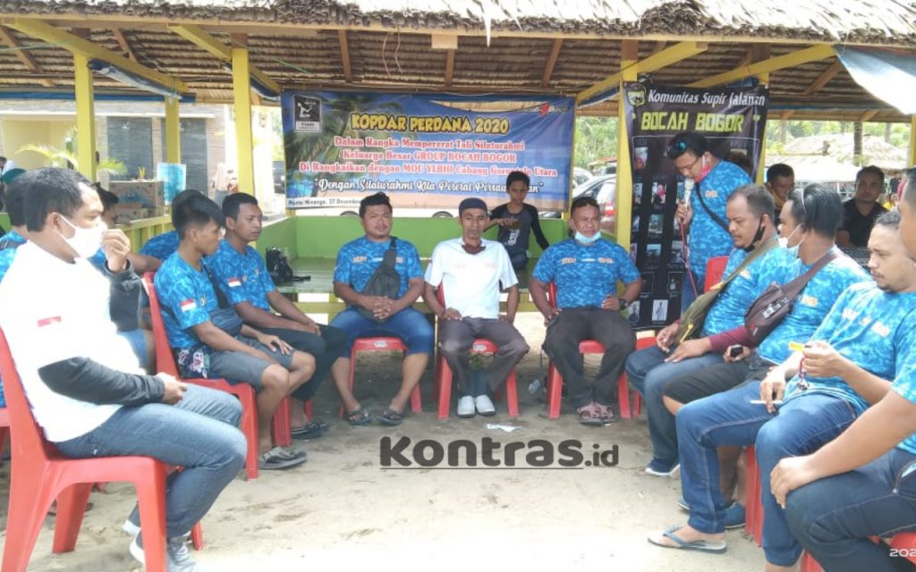 Kopdar Perdana, Komunitas Sopir “Bocah Bogor” Pilih Pantai Minanga