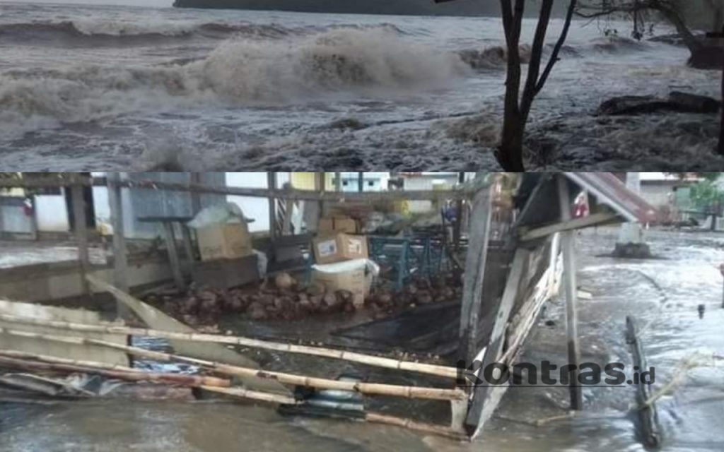 Rumah Sering Dihantam Ombak, Warga di Sumalata Minta Pemkab Gorut Bangun Tanggul