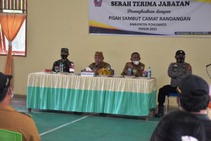 Hadiri Sertijab Camat Randangan, Wabub Amin Sampaikan Ini