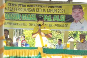 Cegah Penyebaran Covid-19, Ketua DPRD Pohuwato Ajak Masyarakat Ikut Vaksinasi