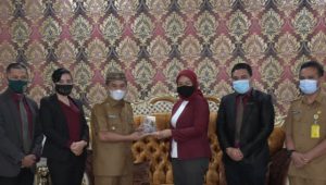 Pererat silaturahmi, Manajer Grand Q Hotel Gorontalo Temui Bupati Pohuwato