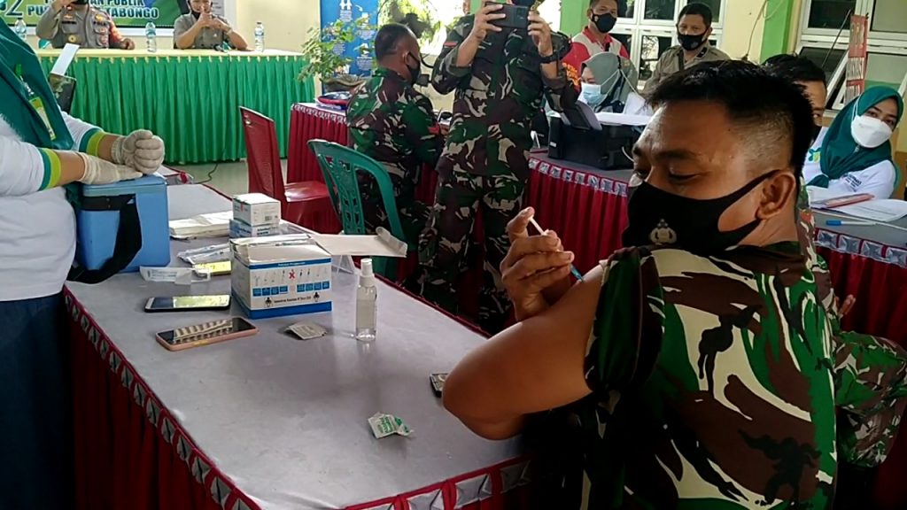 Nekat, Aksi Prajurit TNI di Gorontalo Suntik Vaksin Sendiri