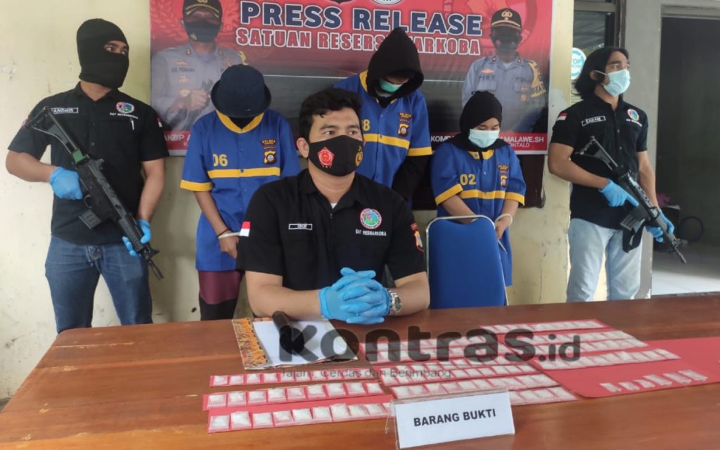Diduga Jadi Kurir 139 Saset Sabu, Seorang Janda di Gorontalo Dibekuk Polisi