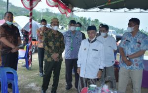 Tinjau TPS di Telaga Cs, Ini Pesan Bupati Gorontalo Bagi Para Cakades