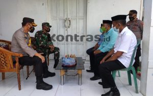 Pantau Keamanan di TPS, Kapolres Gorontalo : Mari Kita Jaga Kondusifitas Daerah