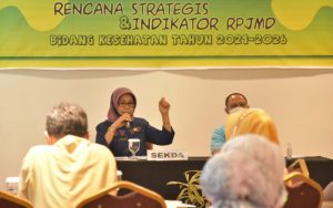 Sekda Kabgor Tutup Kegiatan Penyusunan Draf Rencana Strategis RPJMD Bidang Kesehatan