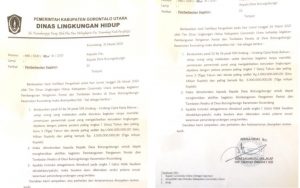 Soal Tambatan Perahu di Botungobungo, DLH Gorut Layangkan Surat Pemberhentian Pekerjaan