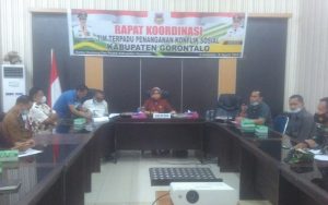 Pimpin Rakor Penaganan Konflik Sosial, Ini Pesan Sekda Kabgor
