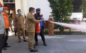 Wabup Gorontalo Apresiasi Simulasi Penyelamatan Bencana Oleh BPBD Kabgor