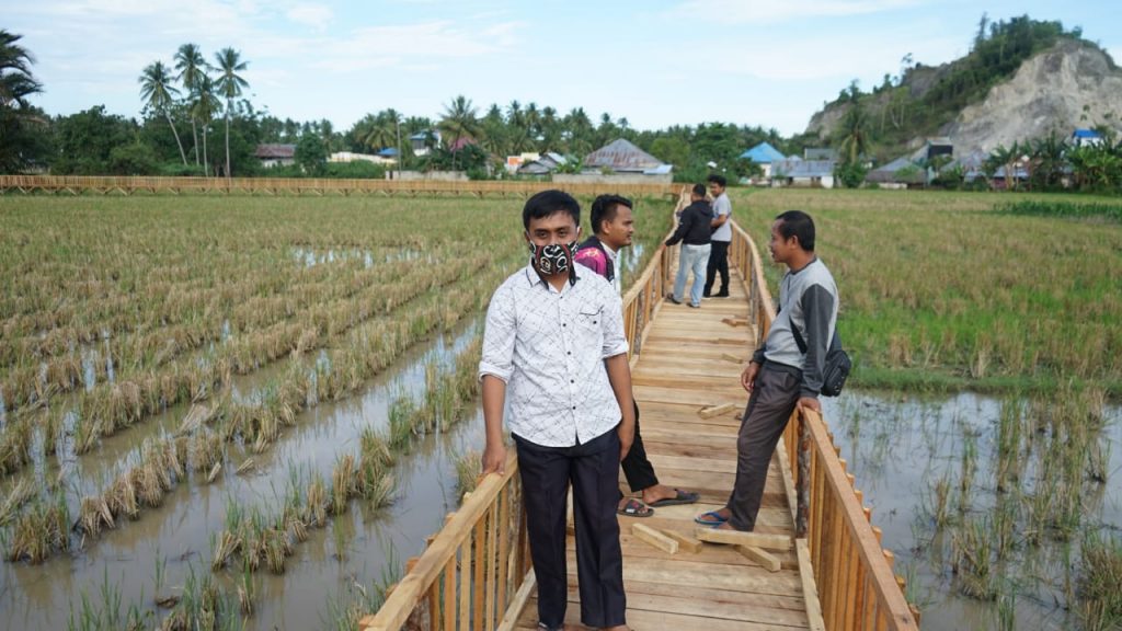 Kades Taluduyunu Sulap Persawahan Jadi Objek Wisata
