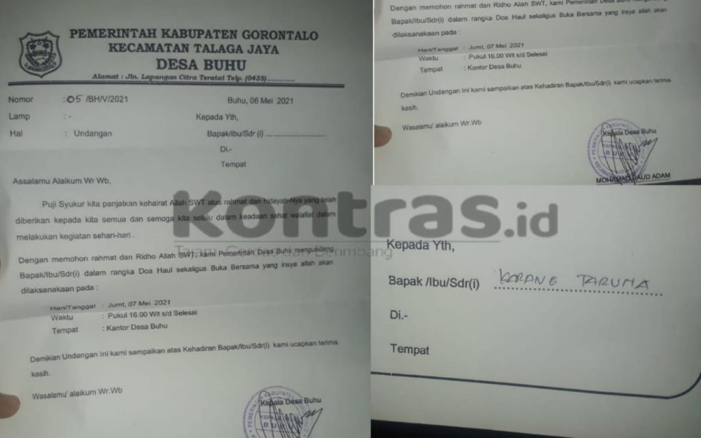 Dinilai Tak Hiraukan Larangan Pemerintah, Undangan Bukber Kades Buhu Tuai Sorotan