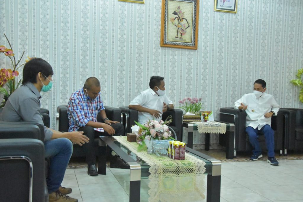 Bupati Gorontalo Terima Kunjungan Komisi Informasi Publik Provinsi Gorontalo