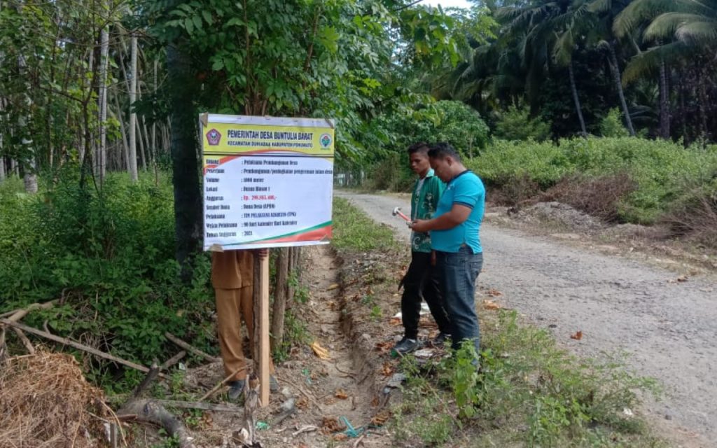 Oknum Kades di Pohuwato Diduga Main Proyek Jalan