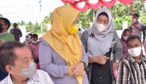 Wabup Semangati Para Lansia Pohuwato Untuk Ikut Vaksinasi Covid-19