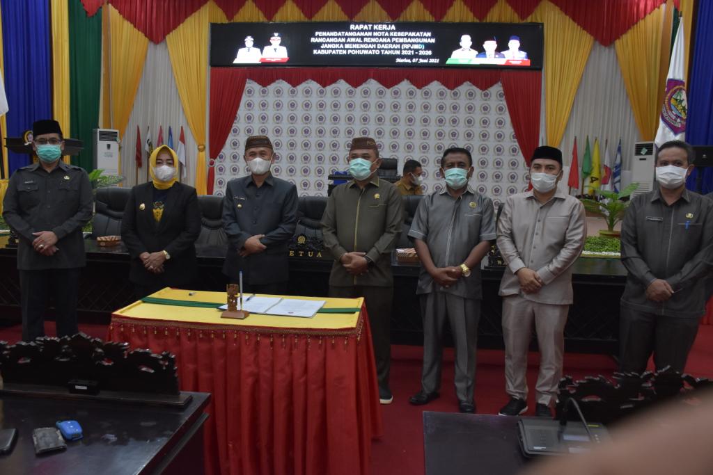 DPRD Sepakati Ranwal RPJMD Pohuwato