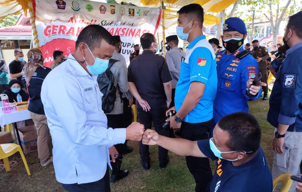 PMI Pohuwato Terus Bantu Daerah Percepat Vaksinasi, Syarif : Ayo Dukung Ciptakan Herd Immunity