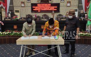 Rapat Paripurna, DPRD Kabgor Setujui Ranperda Pembentukan dan Susunan Perangkat Daerah