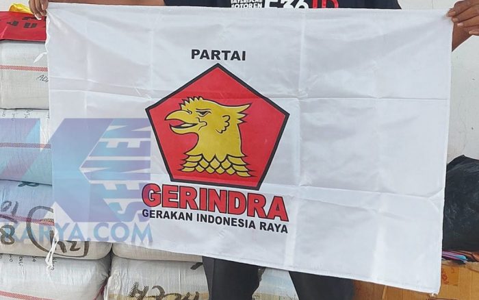 Antribut Partai Gerindra