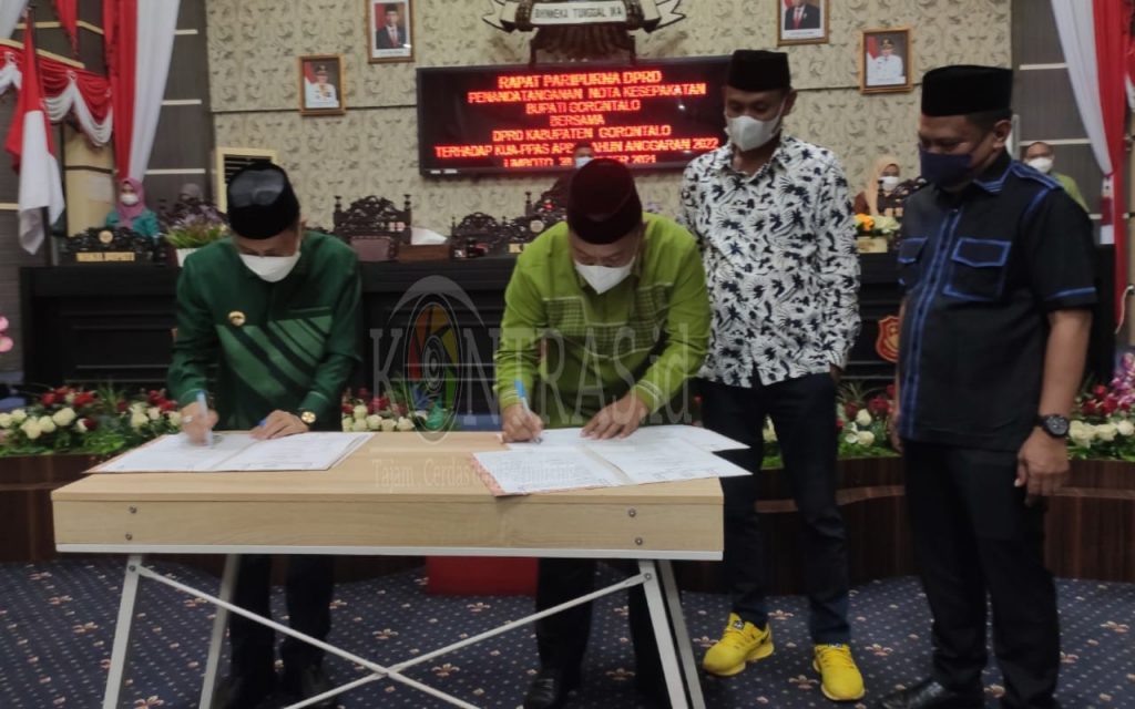 DPRD Kabgor Sepakat Paripurnakan KUA PPAS APBD 2022