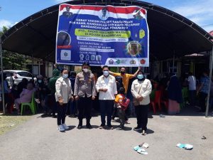Demi Masyarakat, Al Amin Sponsori Geray Vaksinasi Randangan