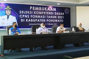 Suharsi Beri Semangat Pada 404 Peserta Ujian CPNS Pohuwato