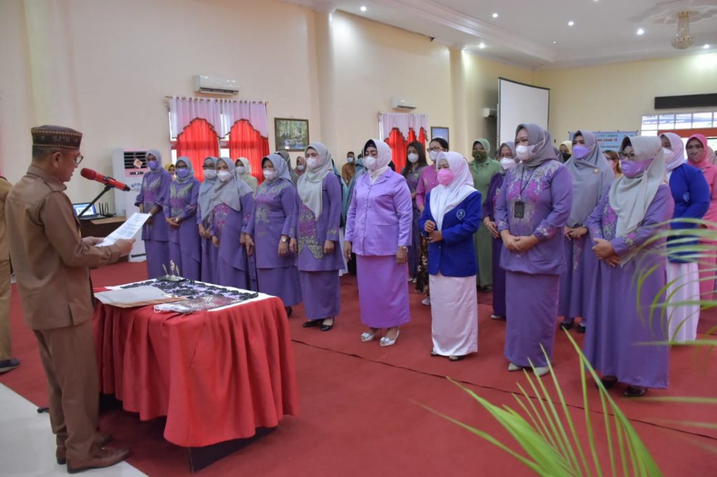 Diketuai Suharsi, Bupati Saipul Kukuhkan GOW Pohuwato