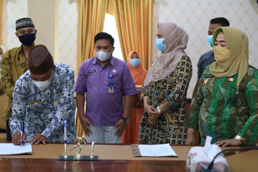 Lusiana Bouty Purna Tugas, Pemda Pohuwato Lakukan Sertijab