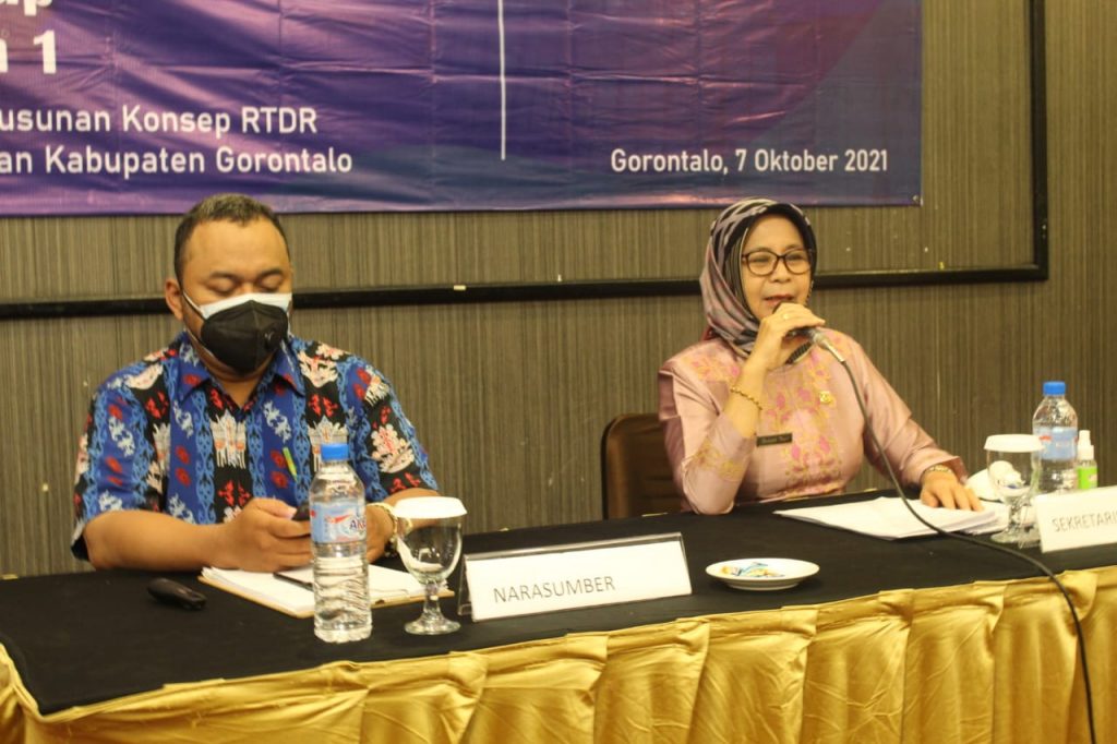 Sekda Kabgor Hadiri FGD Penyusunan Dokumen RDTR Kecamatan Tibawah dan Puluba