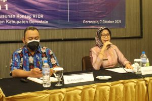 Sekda Kabgor Hadiri FGD Penyusunan Dokumen RDTR Kecamatan Tibawah dan Puluba