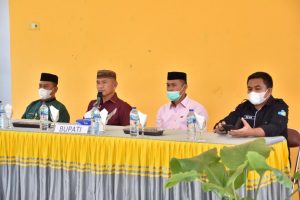 Bupati Saipul Minta Para Kades Seriusi Progres Vaksinasi