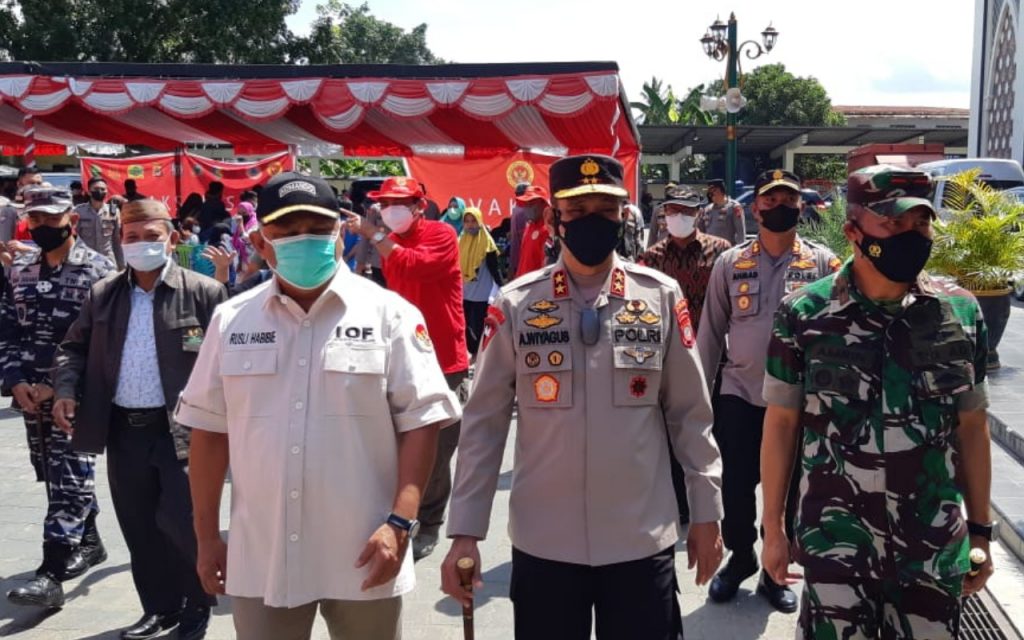 Polres Gorontalo Gandeng Forkopimda Provinsi Gelar Vaksinasi Masal