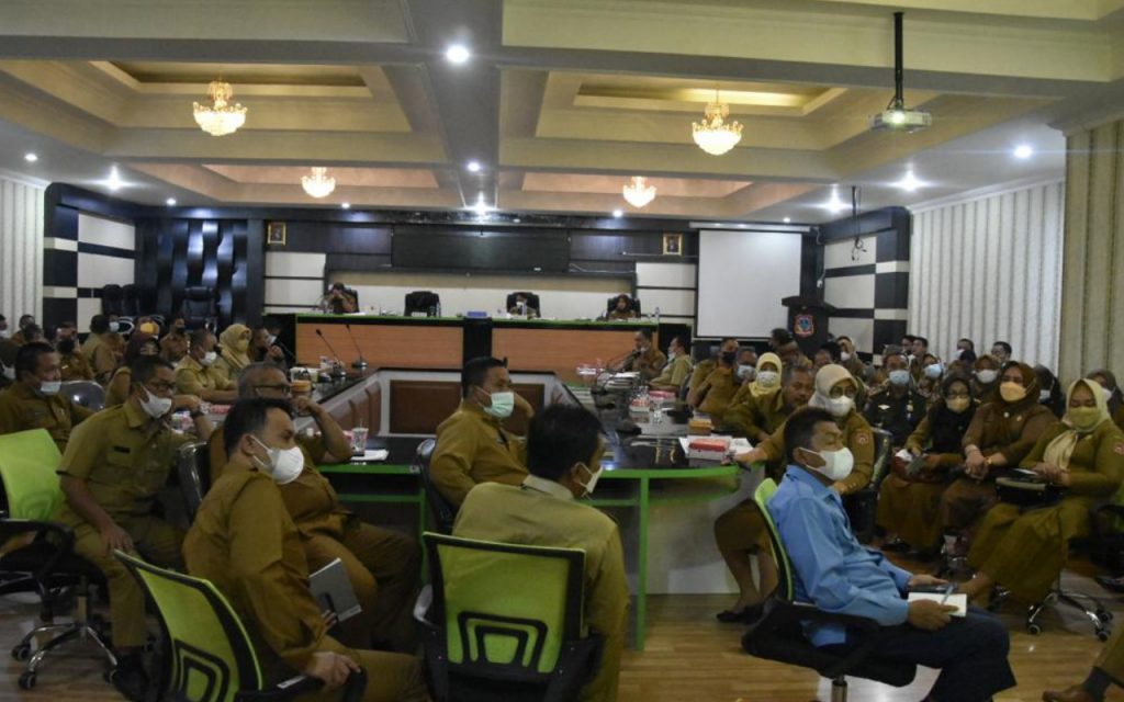 Evalusi Progres APBD 2021, Nelson Minta OPD Tuntaskan Serapan Anggaran