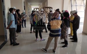 Anggota DPRD Kabgor Dapil Boliyohuto Cs Tinjau Pekerjaan Pembangunan RS Boliyohuto