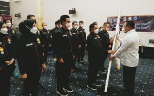 Syam T. Ase Lantik Ketua Perkempi Kabupaten Gorontalo Eman Mangopa
