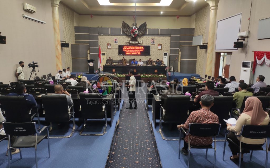 Tiga Ranperda Usul Prakarsa DPRD Ditetapkan, Syam : Kita Akan Bahas Bersama Pemerintah