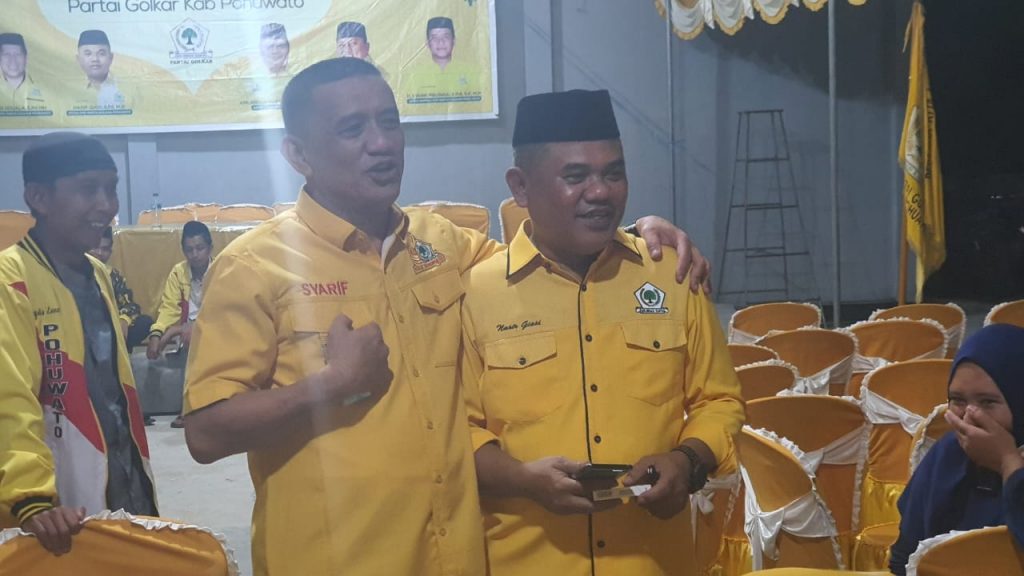 Golkar Pohuwato Siapkan Calon Bupati 2024, Sayrif : Ganggu Nasir Berarti Ganggu Saya