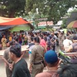 Satpol PP dan Pedagang Pasar Senggol Limboto