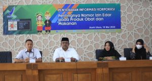 Wabup Aceh Utara Buka Sosialisasi Pentingnya Izin Edar Produk Obat Dari BPOM