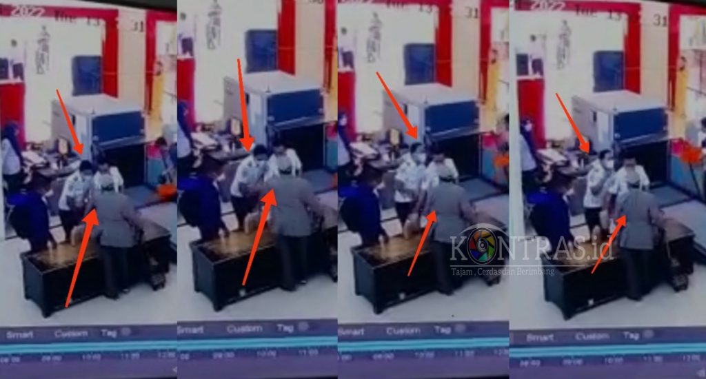 Insiden Penamparan Petugas Bandara Oleh Anggota Deprov Gorontalo Terekam CCTV